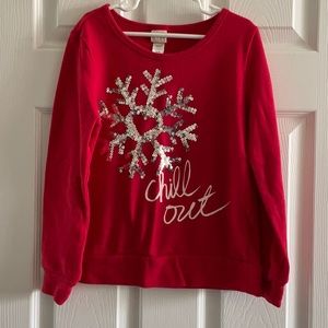 Adorable embellished ❄️ Chill Out sweatshirt